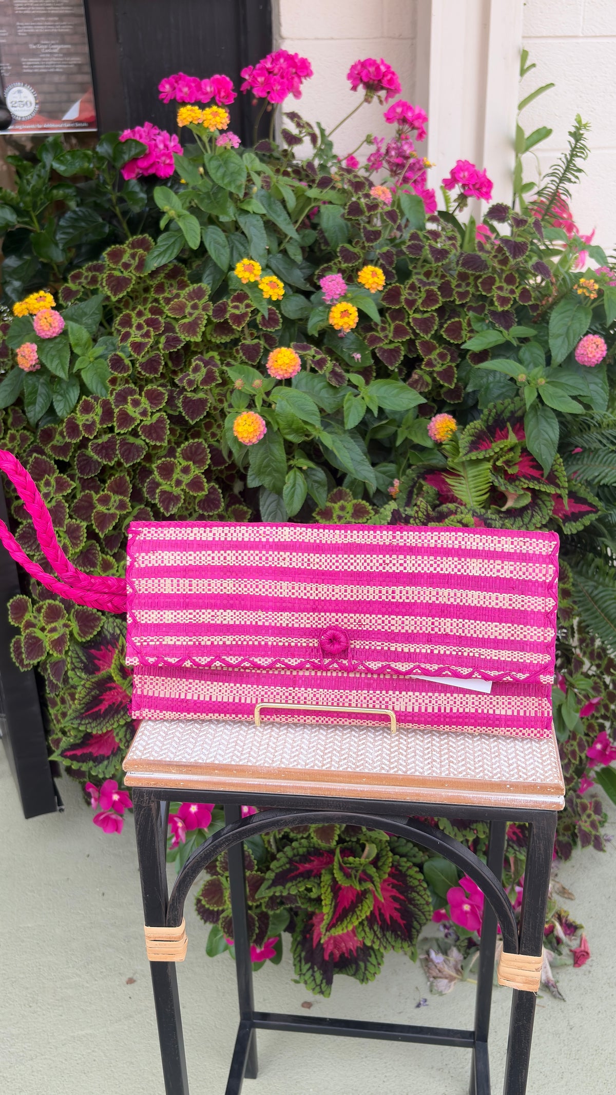 ChiChi Raffia Clutch Purse