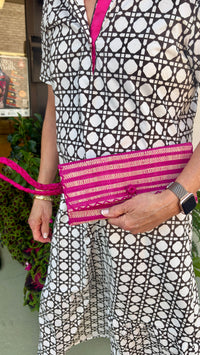 ChiChi Raffia Clutch Purse