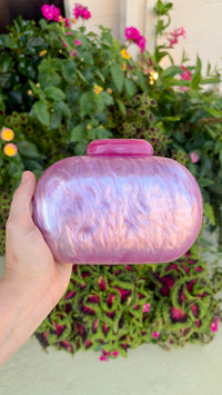 Pink Marble Minaudiere