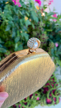 Pearl Clasp Clutch