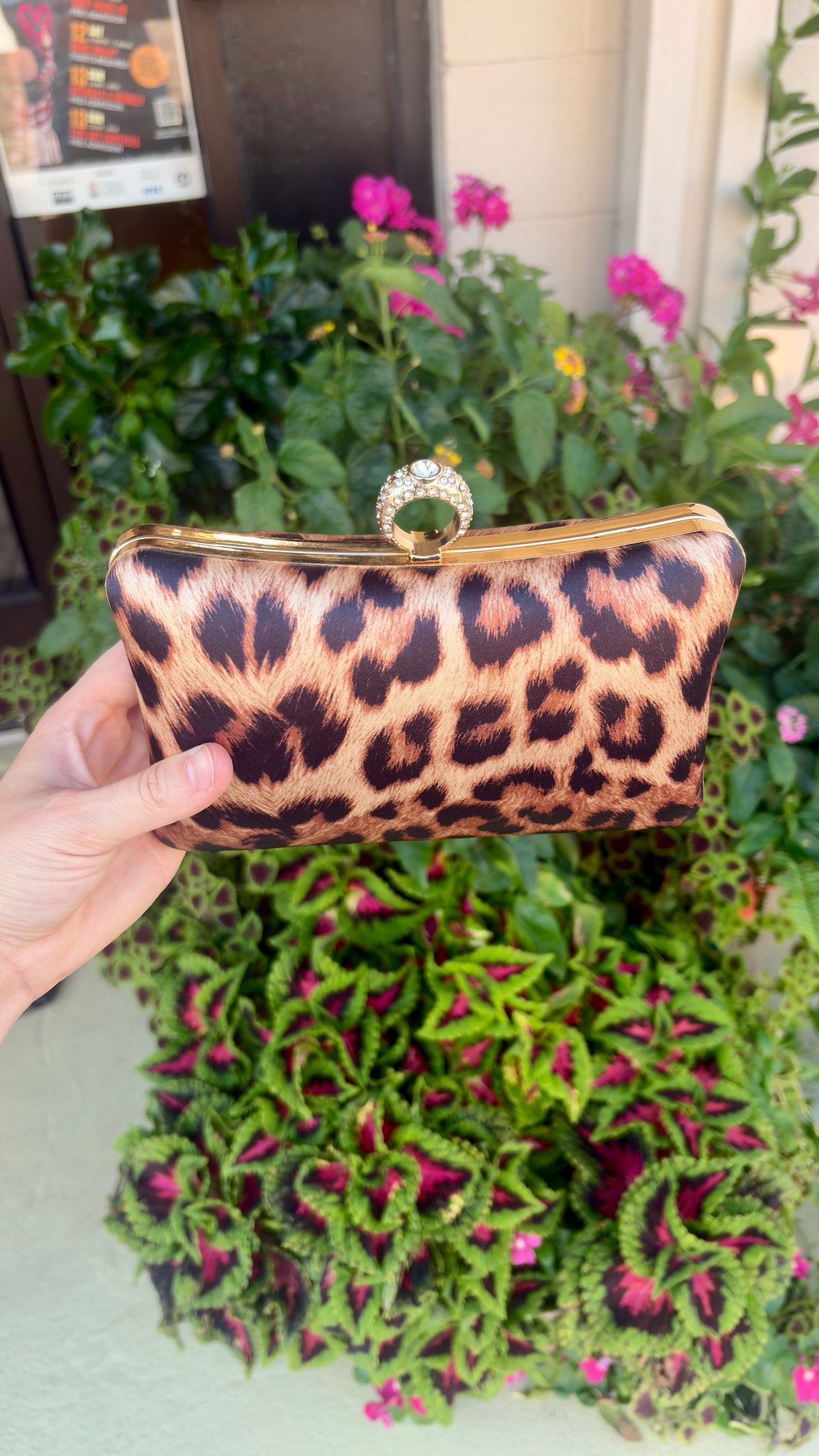 Leopard Ring Clutch