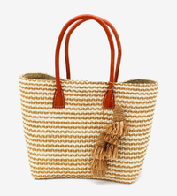 Cancun Sisal Basket Bag (Cappucino)