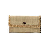 Sophie Raffia Clutch Purse (Natural)